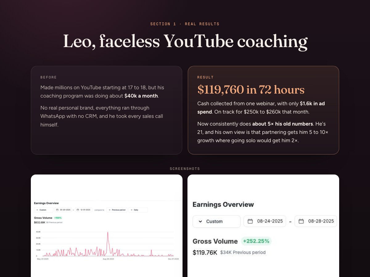 $119,760 in 72 hours preview